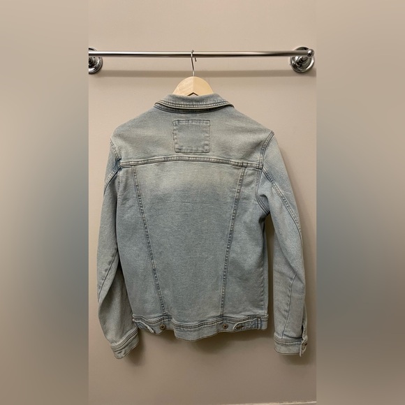Zara Light Blue Denim Jacket (Size:M) - Picture 4 of 4